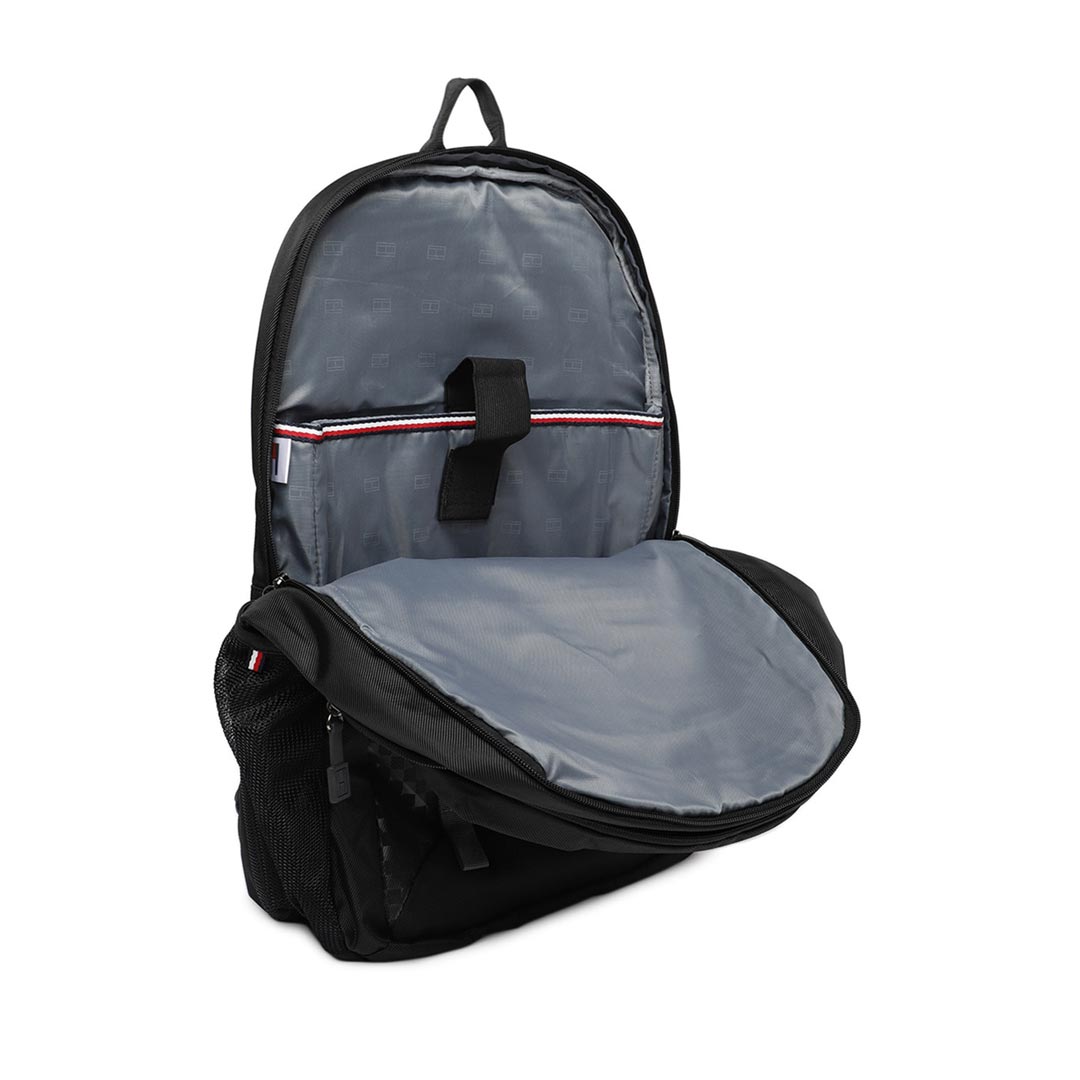 Tommy Hilfiger Ambassador Unisex Water-Resistant Backpack Black