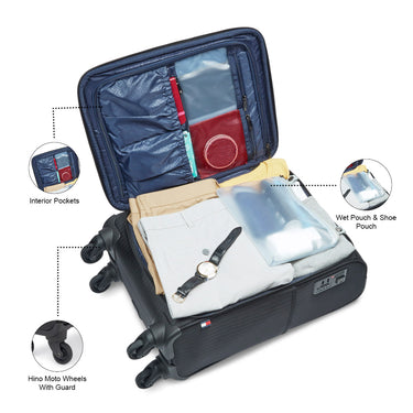 Tommy Hilfiger Edge Soft Luggage Black