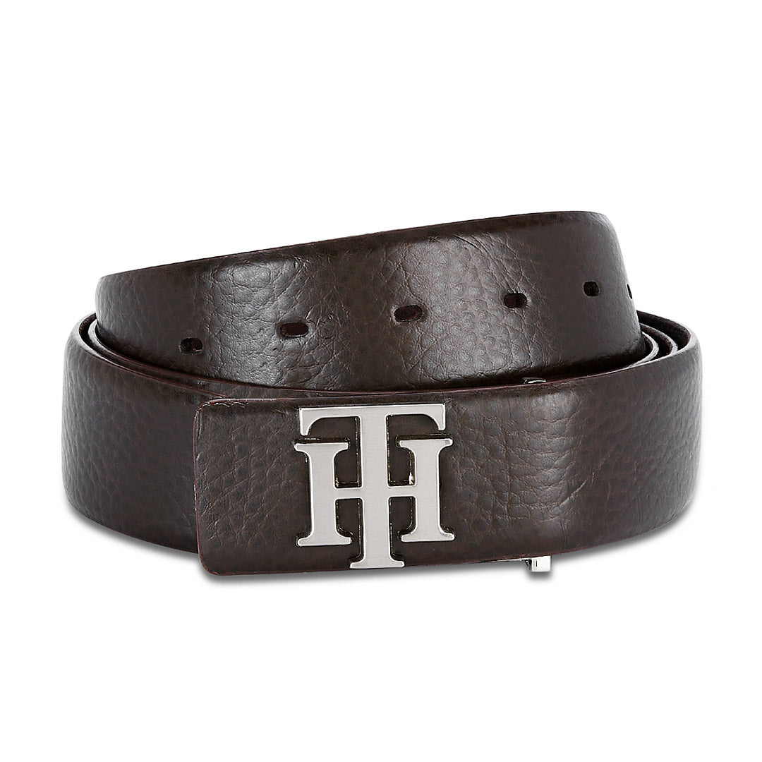 Tommy Hilfiger Zurich Mens Leather Belt brown