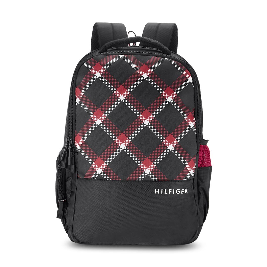 Tommy Hilfiger Alps Unisex Water-Resistant Laptop Backpack Black