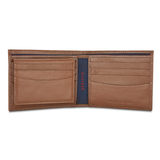 Tommy Hilfiger Roland Mens Leather Passcase Wallet Tan