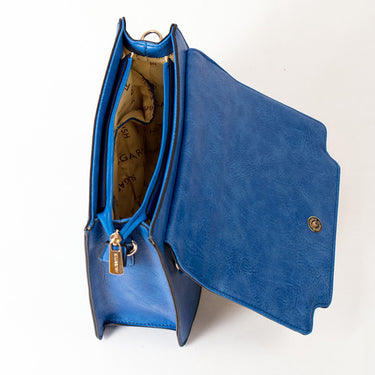 Sugarush Vegas Satchel Handbag Royal Blue Medium