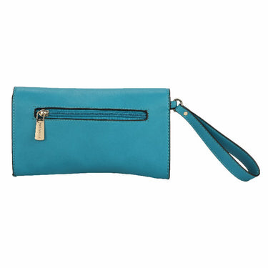 Sugarush Hawaii Clutch Handbag Turquoise (21.5X3X13)Cm