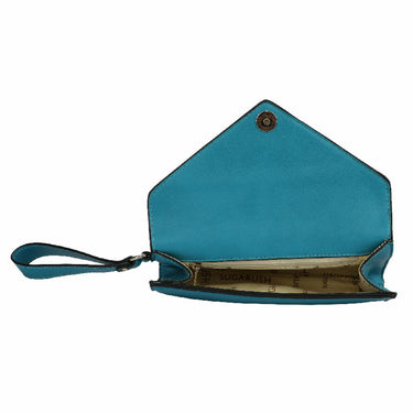 Sugarush Hawaii Clutch Handbag Turquoise (21.5X3X13)Cm