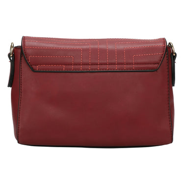 Sugarush Cyprus Womenbs Vegan Leather Sling Bag Wine