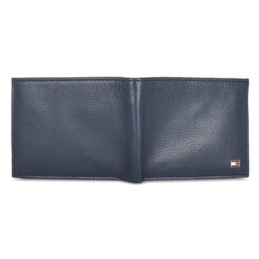 Tommy Hilfiger Felix Mens Leather Global Coin Wallet navy