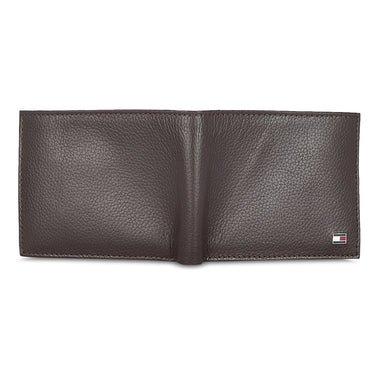 Tommy Hilfiger Felix Mens Leather Global Coin Wallet brown