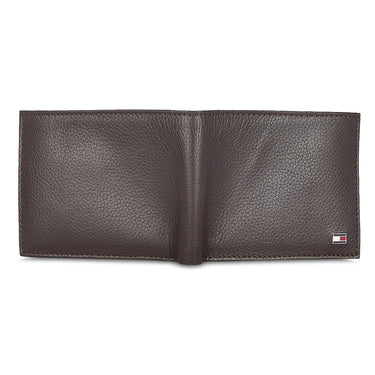 Tommy Hilfiger Felix Mens Leather Global Coin Wallet brown