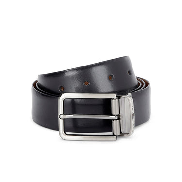 Tommy Hilfiger Fresno Plus Mens Leather Reversible Belt Black