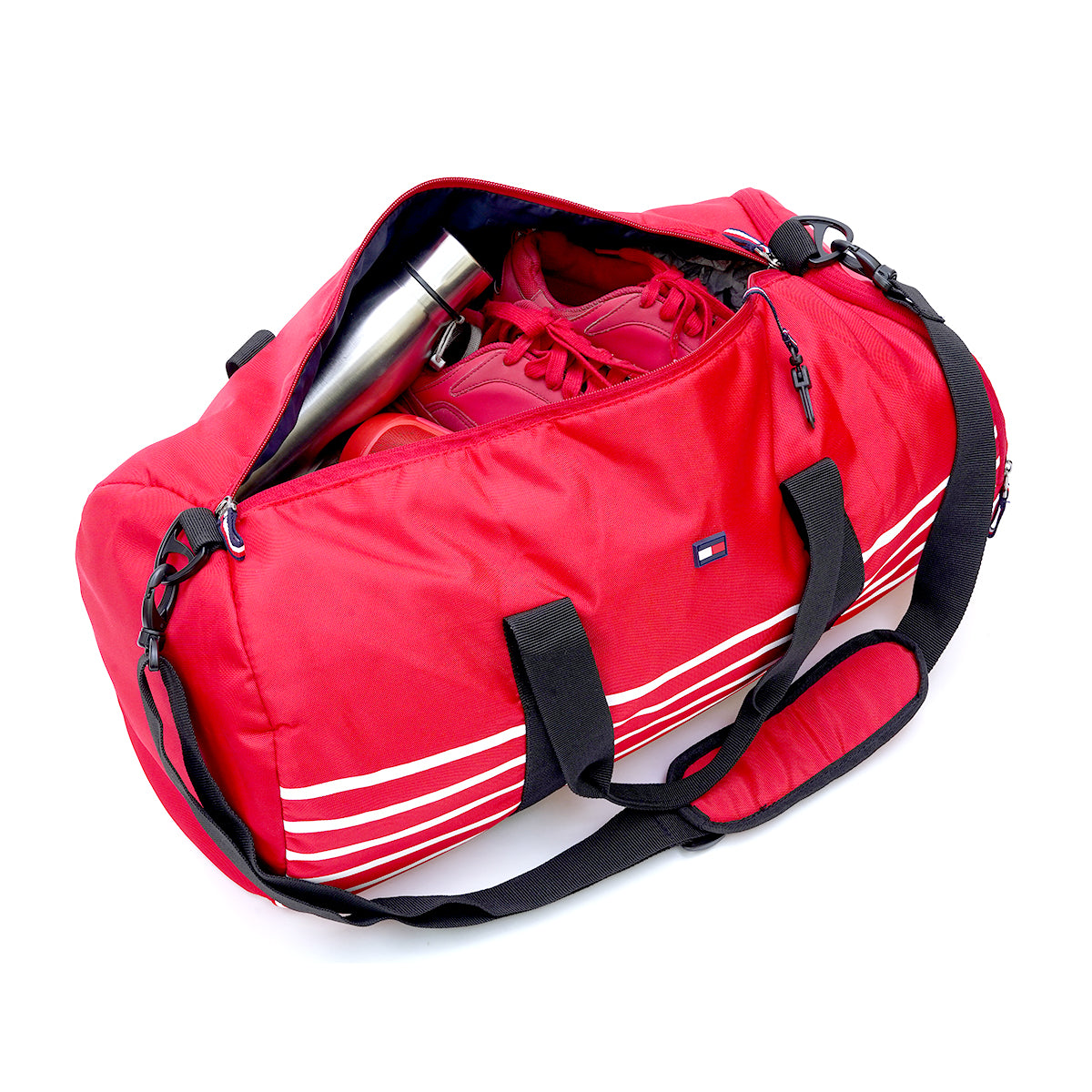 Tommy Hilfiger Raphael Unisex Polyester Gym Bag Red