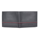 Tommy Hilfiger Darian Mens Leather Global Coin Wallet Grey