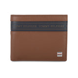 Tommy Hilfiger Emery Mens Leather Global Coin Wallet Tan