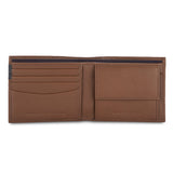 Tommy Hilfiger Emery Mens Leather Global Coin Wallet Tan