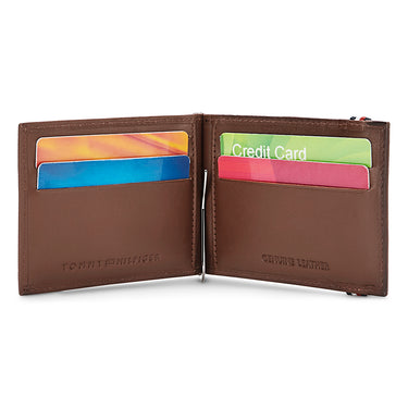 Tommy Hilfiger Damion Moneyclip Tan (11.5X2X9.5) Cm