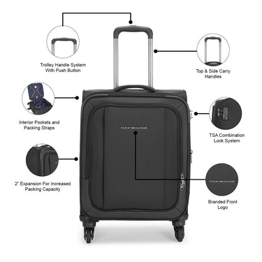 Tommy Hilfiger Gamma Soft Luggage Black