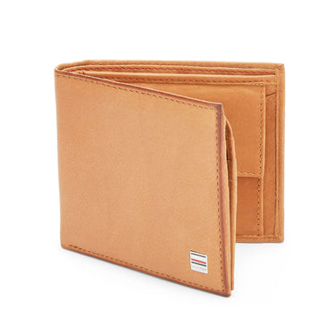 Tommy Hilfiger Grayton Mens Leather Coin Wallet Tan