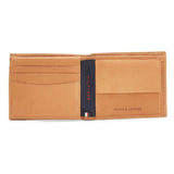 Tommy Hilfiger Grayton Mens Leather Coin Wallet Tan