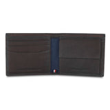 Tommy Hilfiger Grayton Mens Leather Coin Wallet Brown