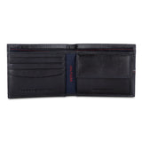 Tommy Hilfiger Enoch Mens Leather Global Coin Wallet Navy