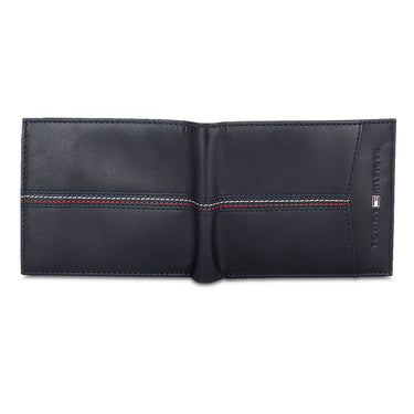 Tommy Hilfiger Enoch Mens Leather Global Coin Wallet Navy