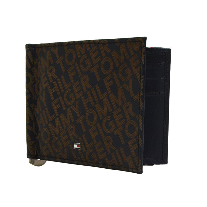 Tommy hilfiger front pocket wallet with outlet money clip