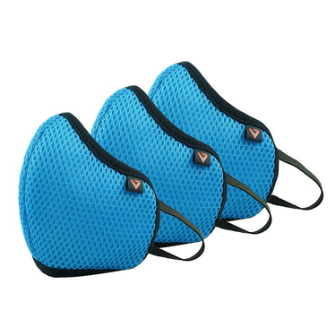 The Vertical Enshroud Unisex Breathable Mesh Outdoor Mask Sky Blue