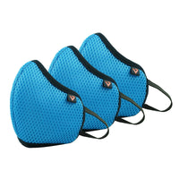 The Vertical Enshroud Unisex Breathable Mesh Outdoor Mask Sky Blue