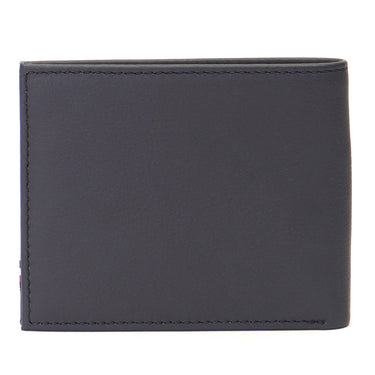 Tommy Hilfiger Milled Mens Leather Slimfold Wallet Navy