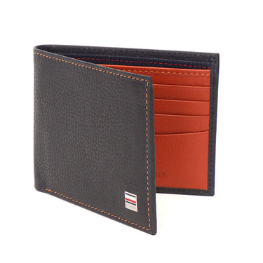 Tommy Hilfiger Flynn Mens Slimfold Leather Wallet Black