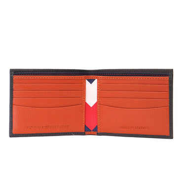 Tommy Hilfiger Flynn Mens Slimfold Leather Wallet Black