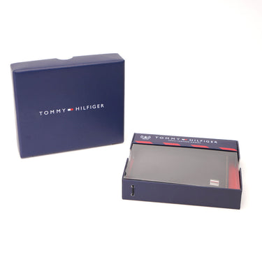 Tommy Hilfiger Flynn Mens Slimfold Leather Wallet Black