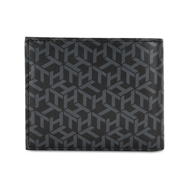 Tommy Hilfiger Franco Mens Leather Global Coin Wallet Black