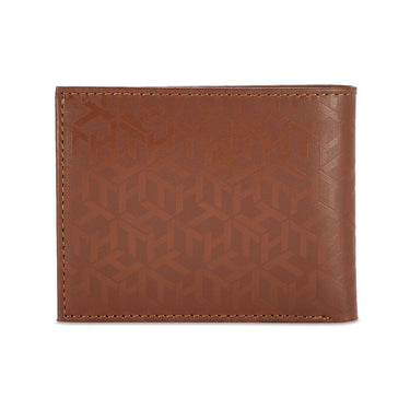 Tommy Hilfiger Franco Mens Leather Global Coin Wallet Tan