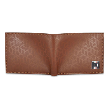 Tommy Hilfiger Franco Mens Leather Global Coin Wallet Tan
