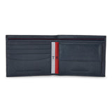 Tommy Hilfiger Freddy Mens Leather Global Coin Wallet Navy