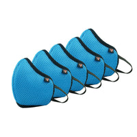 The Vertical Enshroud Outdoor Mask Mask Pacific Blue Free Size (Pack Of 5)