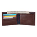 Tommy Hilfiger Lukas Mens Leather Global Coin Wallet Brown