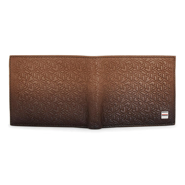 Tommy Hilfiger Cosmos Mens Leather Passcase Wallet Tan
