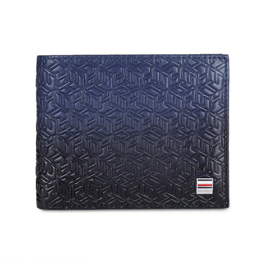 Tommy Hilfiger Cosmos Mens Leather Passcase Wallet navy