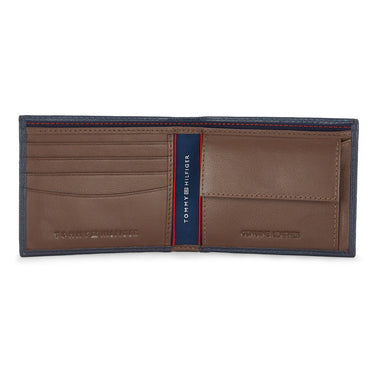 Tommy Hilfiger Spirit Mens Leather Global Coin Wallet navy