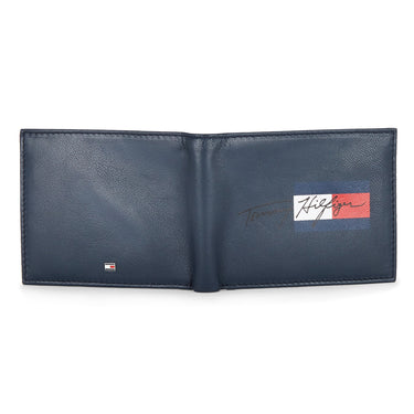 Tommy Hilfiger Spirit Mens Leather Global Coin Wallet navy