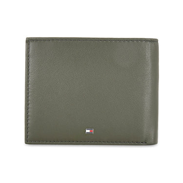 Tommy Hilfiger Spirit Mens Leather Global Coin Wallet Olive