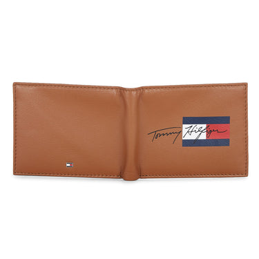 Tommy Hilfiger Spirit Mens Leather Global Coin Wallet Tan
