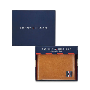 Tommy Hilfiger Oasis Mens Leather Slimfold Wallet Tan