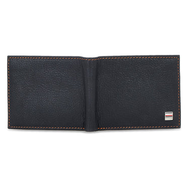 Tommy Hilfiger Flynn Mens Slimfold Leather Wallet navy