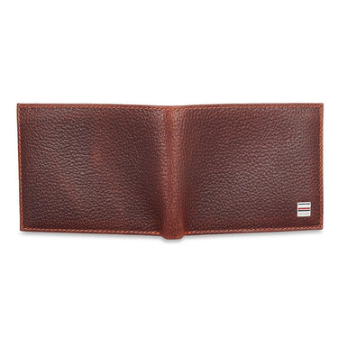 Tommy Hilfiger Flynn Mens Slimfold Leather Wallet Brown