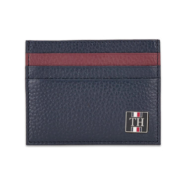Tommy Hilfiger Elina Mens Leather Card Holder Navy