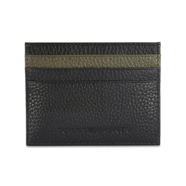 Tommy Hilfiger Elina Mens Leather Card Holder Navy olive