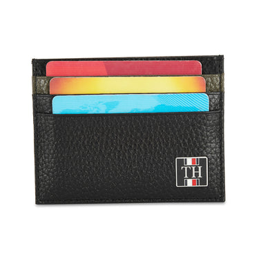 Tommy Hilfiger Elina Mens Leather Card Holder Navy olive