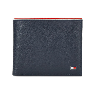 Tommy Hilfiger Konnor Mens Leather Global Coin Wallet Navy